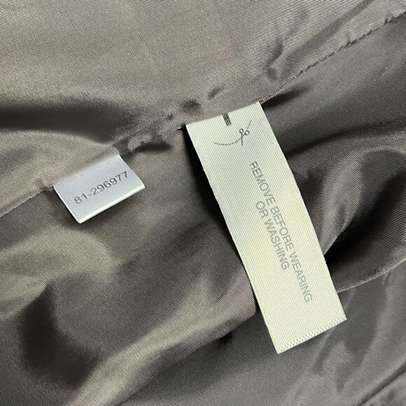Ann Taylor Heather Brown Notched Collar Button Down Blazer Long Sleeves Pockets - Picture 14 of 16